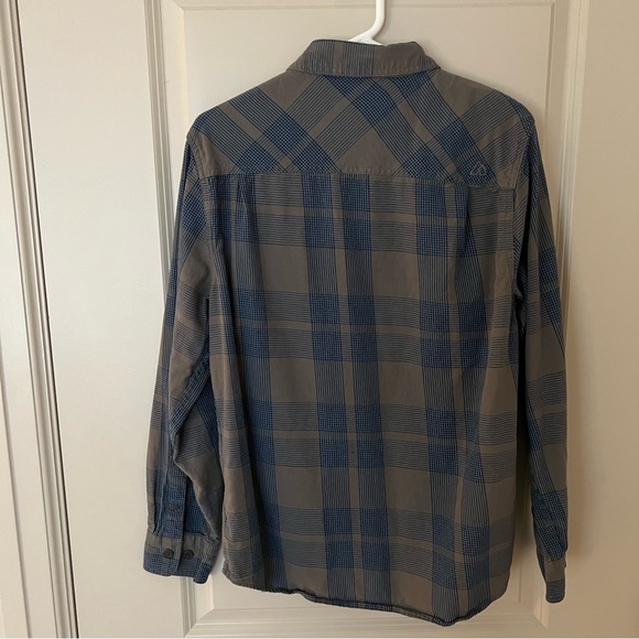 Alpine design mens long sleeve plaid button down shirt | size medium - Picture 8 of 11